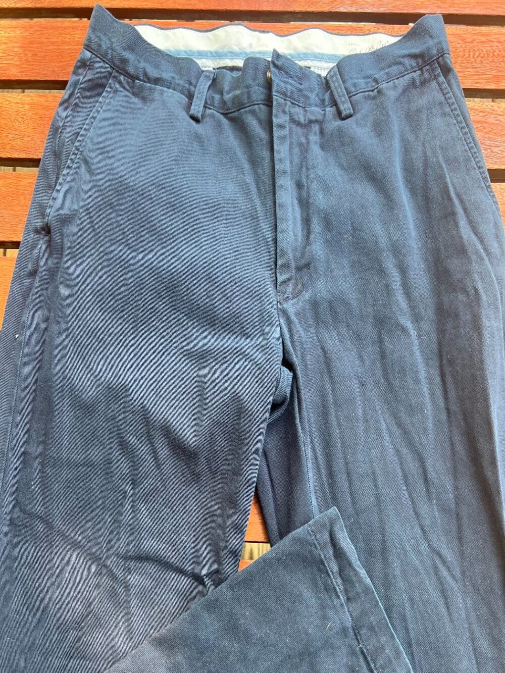 Polo Ralph Lauren navy khaki pants mens 32 x 32 cotton preppy